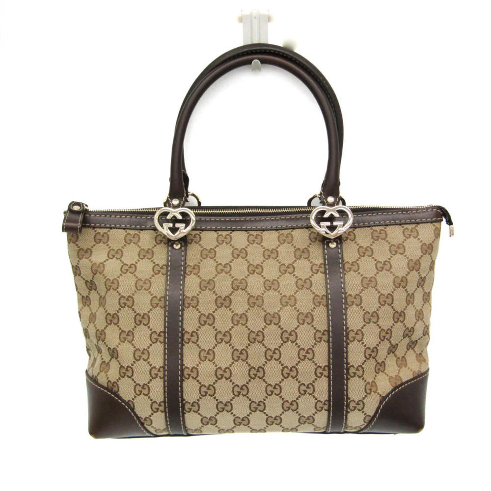 GUCCI Authentic Brown Leather Tote Bag - Picture 1 of 16